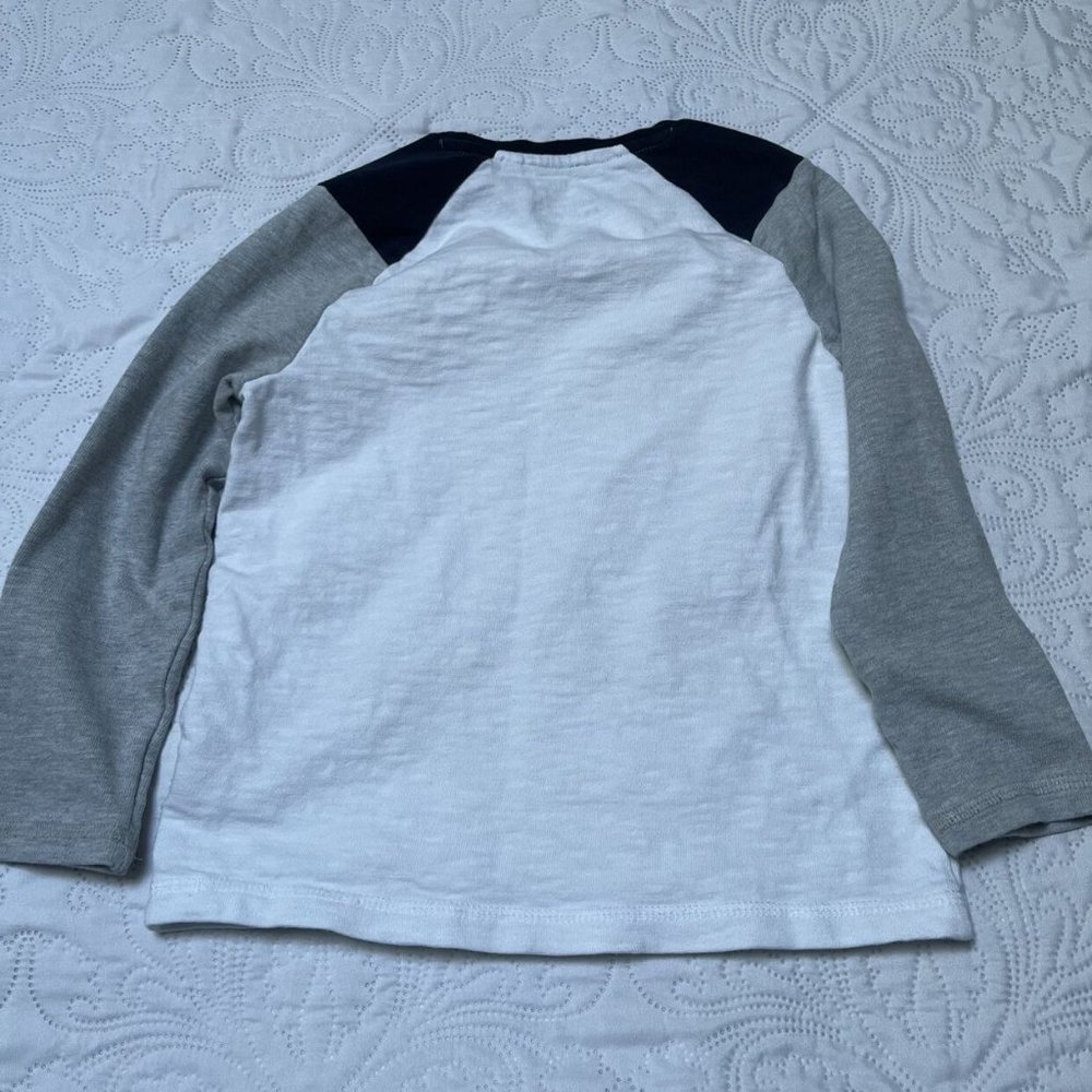 Next Color Block Raglan Shirt Size 7 - Picture 3 of 6